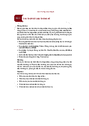 Bài 2 - thu thập số liệu thống kê môn xác suất thống kê | Đại học Kinh Tế Quốc Dân