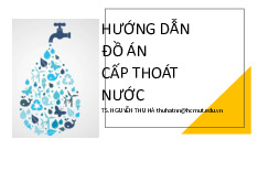Hướng Dẫn Làm Đồ Án | Môn Đồ án cấp thoát nước - Đại học Xây Dựng Hà Nội