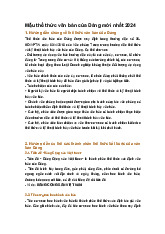 Mẫu thể thức văn bản của Đảng mới nhất 2024