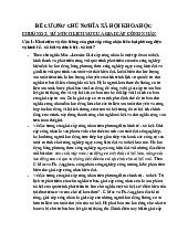 Đề cương về Sứ mệnh lịch sử của Giai cấp công nhân môn Chủ nghĩa xã hội khoa học | Học viện Ngân hàng