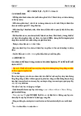 Đề cương môn vật lý- Trường Đại học bách khoa -