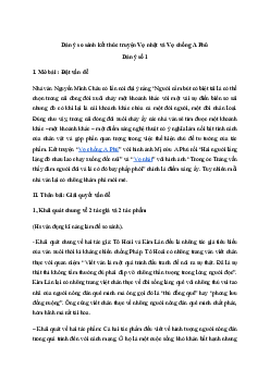 So sánh kết thúc truyện Vợ nhặt và Vợ chồng A Phủ | Văn mẫu lớp 12