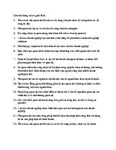 Câu hỏi đúng sai kèm giải thích về quản trị và tổ chức Môn Quản trị học | Trường Cao đẳng Kinh tế Công nghiệp Hà Nội