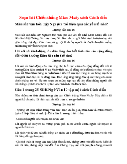 Soạn bài Chiến thắng Mtao Mxây sách Cánh diều