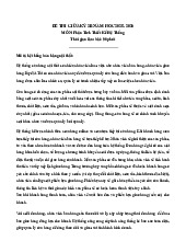 Đề Thi Giữa Kỳ 2B - Phân Tích Thiết Kế Hệ Thống Bán Hàng. Môn Phân tích thiết kế hệ thống | Đại học Công nghệ Thành phố Hồ Chí Minh