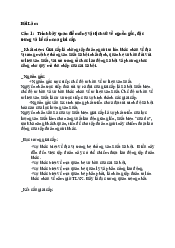 Bài tập Triết học Mác - Lênin | Trường Đại học Mở Thành phố Hồ Chí Minh