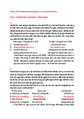 Câu hỏi trắc nghiệm về hệ thống thuế tại Việt Nam | Môn Kế toán thuế - Học viện Ngân hàng