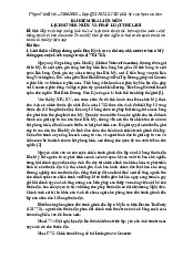 Bài kiểm tra Lịch sử nhà nước và pháp luật thế giới | Trường Đại học Luật, Đại học Quốc gia Hà Nội