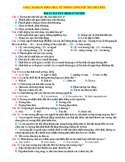 Trắc nghiệm KHTN 8 Kết nối tri thức bài 31 Hệ vận động ở người (có đáp án)