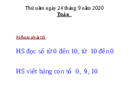 Giáo án điện tử Toán 1 Chương 1 Cánh diều: Nhiều hơn - Ít hơn - Bằng nhau