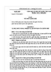 Luật Tổ Chức Quốc Hội 2014 môn Luật hành chính | Trường đại học Mở Hà Nội