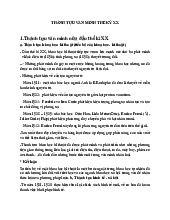 Thành tựu nền văn minh thế giới thế kỉ XX | Môn Lịch sử văn minh thế giới - Đại học Sư phạm Hà Nội 2