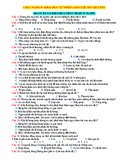 Trắc nghiệm KHTN 8 Kết nối tri thức bài 39 Da và điều hòa thân nhiệt ở người (có đáp án)