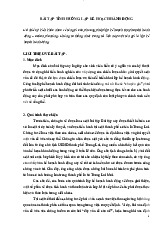 Kế Hoạch Hành Động Cho Thành Phố Tương Lai - Bài Tập Tình Huống | Trường đại học kiến trúc Hà Nội