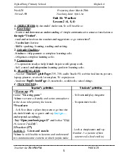 Giáo án môn Tiếng anh lớp 4 tuần 28 - Unit 16: Weather | Bộ sách Global Success | Tiểu học ( Chương trình mới)