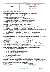 ĐỀ SỐ 2 ÔN TẬP KHTN 9 CUỐI HK I KNTT