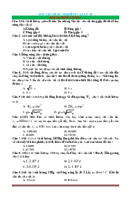Bài tập trắc nghiệm lý 10 bài 25 Động năng (có đáp án và lời giải chi tiết)