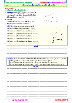 Bài toán tìm tập hợp điểm và cực trị của số phức – Diệp Tuân Toán 12