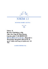 Phân Tích Chính Sách Marketing Áo Sơ Mi Việt Tiến | Bài thảo luận marketing căn bản