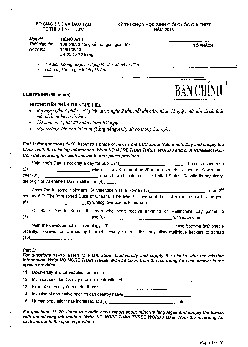 Đề thi chọn học sinh giỏi Quốc gia môn Tiếng Anh năm học 2013 – 2014