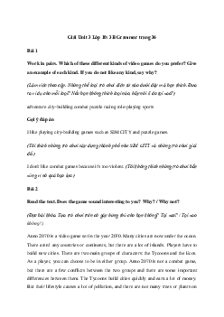 Giải Tiếng Anh 10 Unit 3: 3B Grammar | Friends Global