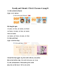 Family and Friends 3 Unit 12 Those are our computers Lesson 4 trang 91