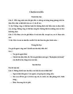 Soạn bài Chuyện cơm hến - Kết nối tri thức Văn 7