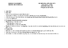 Đề giữa học kì 1 Toán 7 năm 2024 – 2025 trường THCS Phúc Lợi – Hà Nội