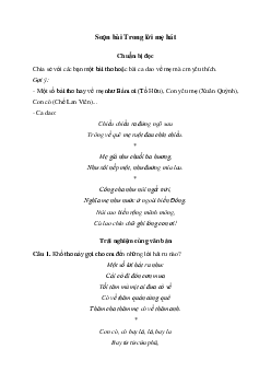 Soạn bài Trong lời mẹ hát  - Chân trời sáng tạo