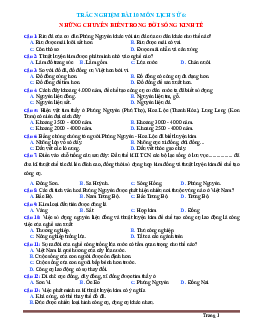 Trắc nghiệm Sử 6 Bài 10: Những chuyển biến trong đời sống kinh tế (có đáp án)