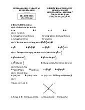 Đề cuối học kỳ 1 Toán 7 năm 2024 – 2025 phòng GD&ĐT Hóc Môn – TP HCM