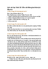 Lịch sử lớp 5 bài 23: Sấm sét đêm giao thừa (có đáp án)