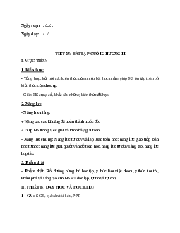 Bài tập cuối chương 2 | Bài giảng  Toán 6 | Kết nối tri thức