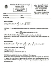 Đề cuối học kì 1 Toán 9 năm 2024 – 2025 trường TH&THCS Ngôi Sao Hà Nội