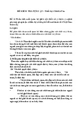 Đề kiểm tra về mối quan hệ vật chất - ý thức | Môn Triết học Mác - Lênin - Trường Cao đẳng Kinh tế Công nghiệp Hà Nội