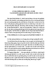 Học thuyết hình thái kinh tế - xã hội cơ bản | Môn Triết học - Đại học Khoa học và Công nghệ Hà Nội