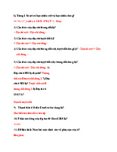 Top 150 câu hỏi có đáp án ôn tập môn Tin học | Trường đại học Kinh Doanh và Công Nghệ Hà Nội