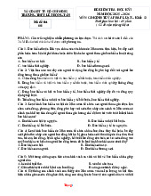 Đề Kiểm Tra Kỳ 1 Kinh Tế Và Pháp Luật 12 THPT Lê Trọng Tấn TP HCM 2025-2026 Có Đáp Án