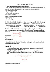 Đề cương Môn Dược lâm sàng 1 | Đại học Cần Thơ