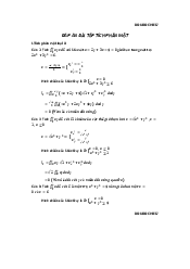 Lời giải bài tập tích phân mặt | Giải tích 2 | Đại học Bách Khoa Hà Nội