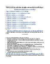 TOP 21 Kể lại một câu chuyện mà em thích nhất lớp 4