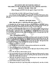 Quy chế tổ chức Hội nghị nhà chung cư "Nhà chung cư NO1-T1 Khu Đoàn Ngoại Giao - Phường Xuân Tảo - Quận Bắc Từ Liêm - TP. Hà Nội"