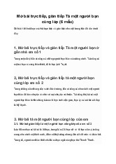 Mở bài trực tiếp, gián tiếp Tả một người bạn cùng lớp (6 mẫu) | Văn mẫu lớp 5