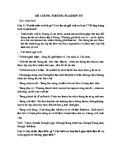 [TỔNG HỢP] ĐỀ CƯƠNG THƯƠNG MẠI ĐIỆN TỬ | Trường đại học Hải Phòng