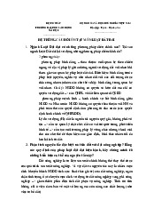 Đề cương môn Luật đất đai - Trường Đại học lao động -  xã hội