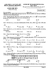 Đề thi thử tốt nghiệp THPT 2025 môn Toán trường THPT Phan Đình Phùng, Hà Nội