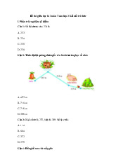 Đề thi giữa học kỳ 1 môn Toán lớp 3 năm học 2024 - 2025 - Đề số 3 | Bộ sách Kết nối tri thức