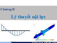 Slide tài liệu sưu tầm. Chương 2. Lý thuyết nội lực