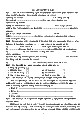 Bài tập ôn thi vào lớp 6 môn Tiếng Việt năm 2024 - 2025