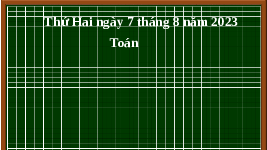 Giáo án điện tử Toán 4 Tuần 2 Bài 4 Cánh diều: Biểu thức chứa chữ - Luyện tập (Tiết 2)